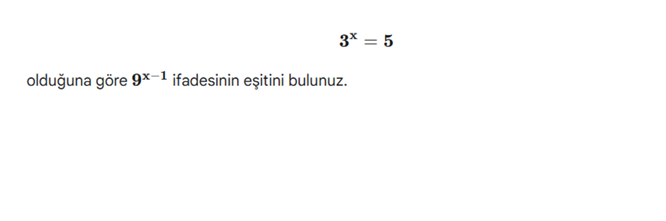 Soru 1