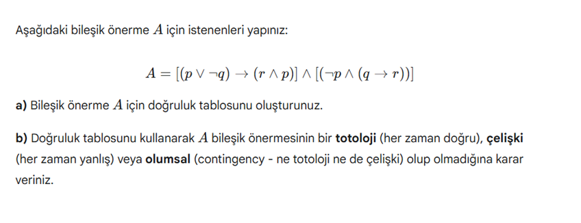 Soru 1
