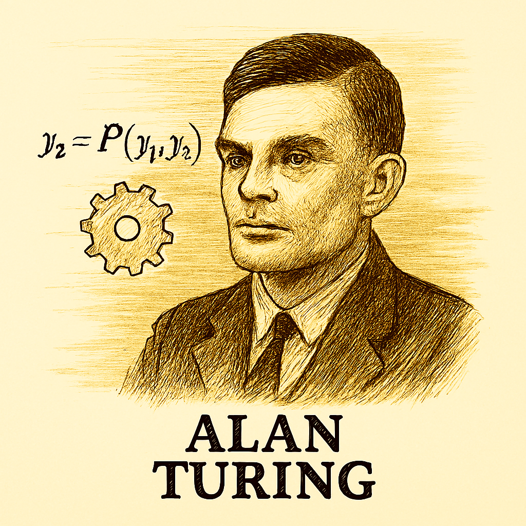 Alan Turing portresi